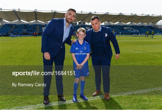 Mascots at Leinster v Glasgow Warriors - Guinness PRO14 Round 20