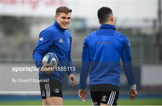 Leinster Rugby Squad Training and Press Conference