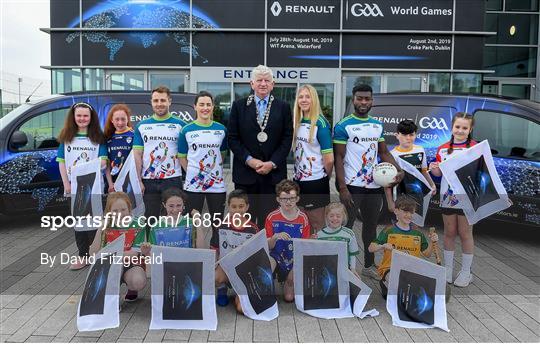 Waterford Launch of the Renault GAA World Games 2019 Waterford Launch of the Renault GAA World Games 2019