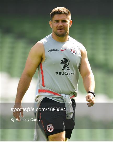 Toulouse Rugby Captain's Run and Press Conference