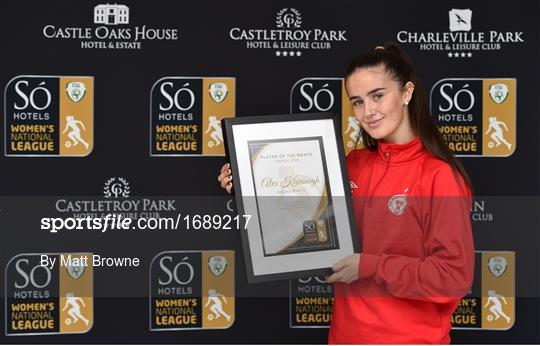 So Hotels Women's National League - Player of the Month Presentation