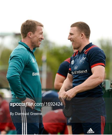 Munster Rugby Press Conference and Squad Training