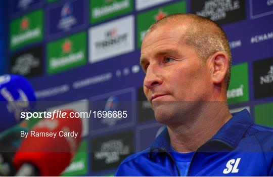 Leinster Rugby Press Conference and Squad Training Leinster Rugby Press Conference and Squad Training