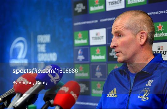 Leinster Rugby Press Conference and Squad Training Leinster Rugby Press Conference and Squad Training