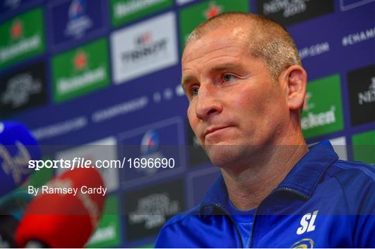 Leinster Rugby Press Conference and Squad Training Leinster Rugby Press Conference and Squad Training