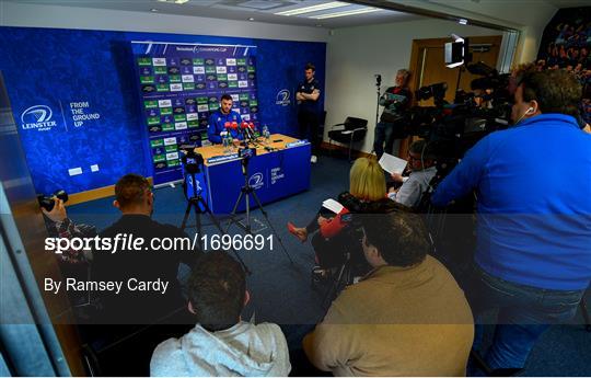Leinster Rugby Press Conference and Squad Training Leinster Rugby Press Conference and Squad Training