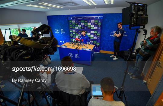 Leinster Rugby Press Conference and Squad Training Leinster Rugby Press Conference and Squad Training
