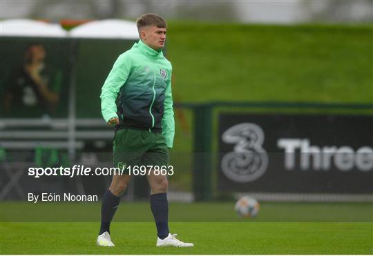 Republic of Ireland U17 Press Conference and Squad Training