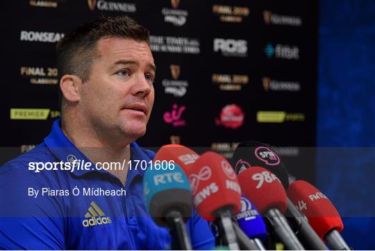 Leinster Rugby Press Conference Leinster Rugby Press Conference