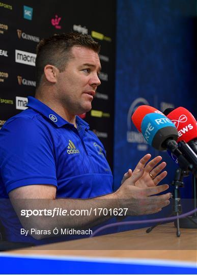 Leinster Rugby Press Conference Leinster Rugby Press Conference