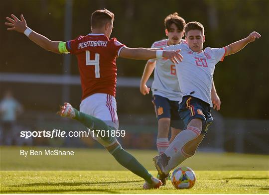 Hungary v Spain - 2019 UEFA European Under-17 Championships Quarter-Final