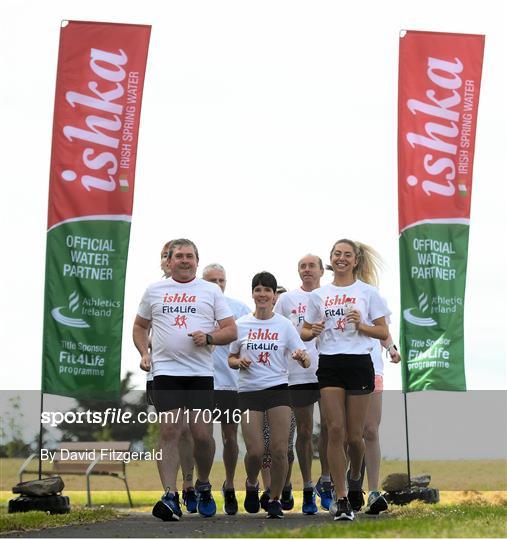 Launch of Ishka Spring Water as Official Sponsor of Athletics Ireland Fit4Life Programme.