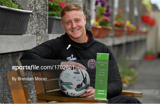 SSE Airtricity/SWAI Player of the Month for April SSE Airtricity/SWAI Player of the Month for April