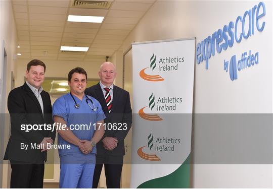 Launch of Affidea as Preferred Provider of Diagnostic Services of Athletics Ireland