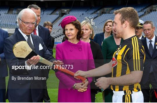 Swedish Royal Visit to Croke Park GAA Stadium in Dublin
