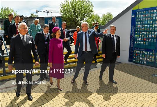 Swedish Royal Visit to Croke Park GAA Stadium in Dublin