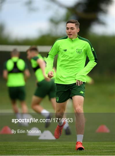 Republic of Ireland U21's Training & Press Conference