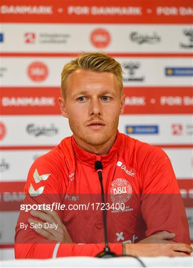 Denmark Press Conference & Training Session
