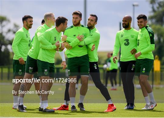 Republic of Ireland Training Session & Press Conference Republic of Ireland Training Session & Press Conference
