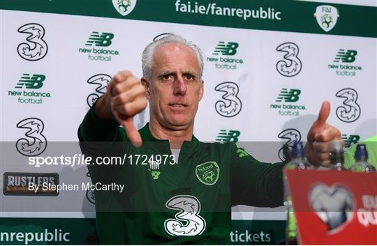 Republic of Ireland Training Session & Press Conference