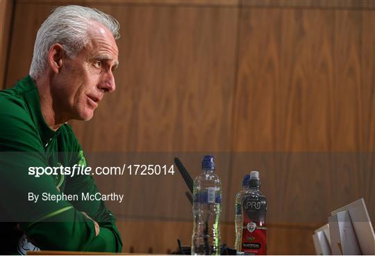 Republic of Ireland Training Session & Press Conference Republic of Ireland Training Session & Press Conference