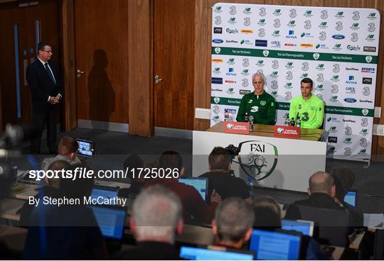 Republic of Ireland Training Session & Press Conference