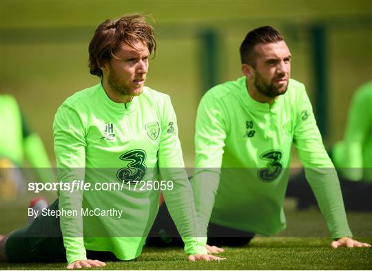 Republic of Ireland Training Session & Press Conference Republic of Ireland Training Session & Press Conference