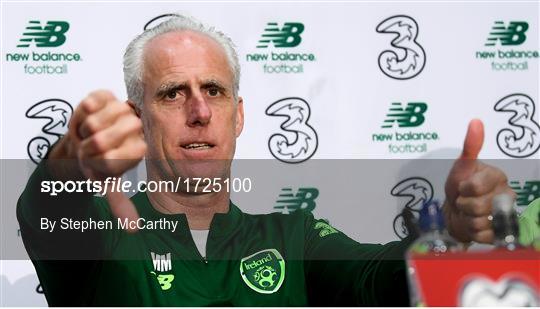 Republic of Ireland Training Session & Press Conference Republic of Ireland Training Session & Press Conference