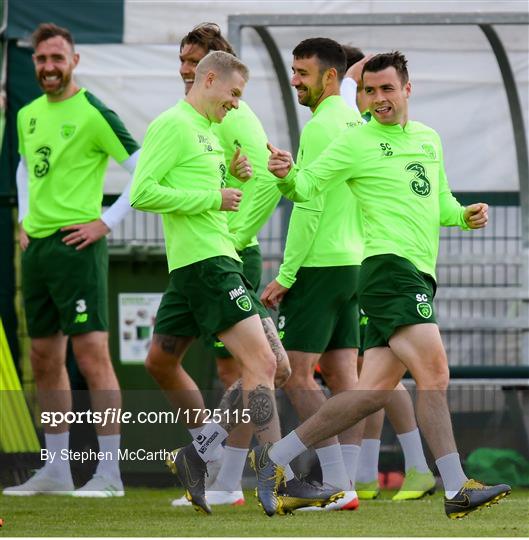 Republic of Ireland Training Session & Press Conference