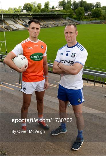 Monaghan v Armagh GAA Football All Ireland Senior Championship Round 2 game media event Monaghan v Armagh GAA Football All Ireland Senior Championship Round 2 game media event