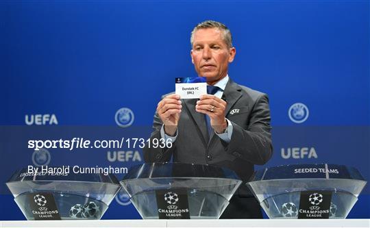 UEFA Club Competition 2019/20 First and Second Qualifying Round Draws