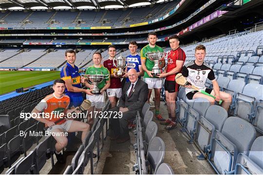 Joe McDonagh Cup, Christy Ring, Nicky Rackard & Lory Meagher Cup Final Media Event Joe McDonagh Cup, Christy Ring, Nicky Rackard & Lory Meagher Cup Final Media Event