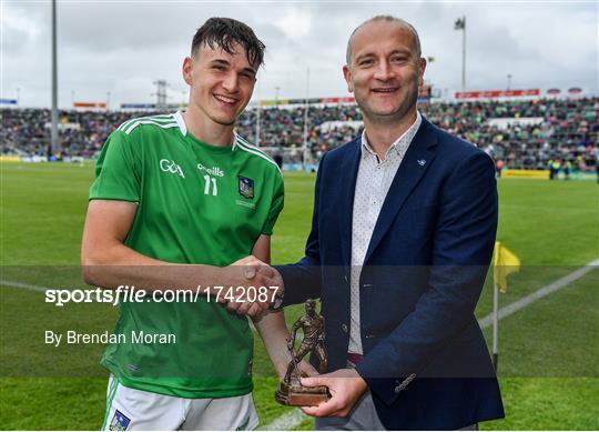 Man of the Match at Limerick v Clare - Electric Ireland Munster GAA Hurling Minor Championship Final