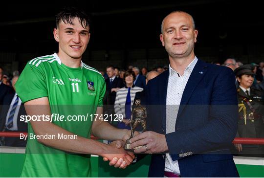 Man of the Match at Limerick v Clare - Electric Ireland Munster GAA Hurling Minor Championship Final