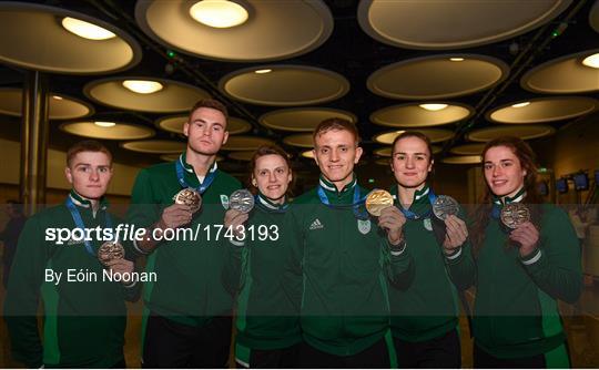 Team Ireland homecoming from Minsk 2019 European Games