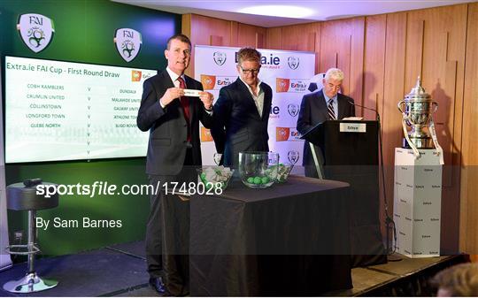Extra.ie FAI Cup First Round Draw