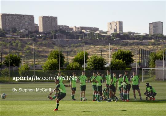 Republic of Ireland U19's Portraits & Training Session Republic of Ireland U19's Portraits & Training Session