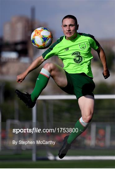 Republic of Ireland U19's Portraits & Training Session