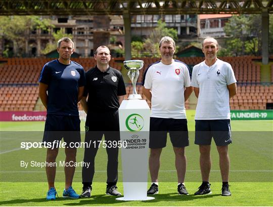 Republic of Ireland U19's Press Conference & Training Session