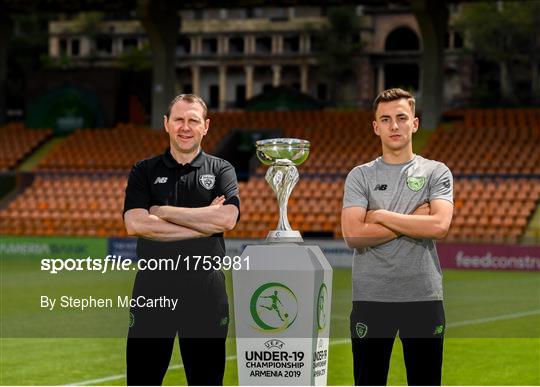 Republic of Ireland U19's Press Conference & Training Session