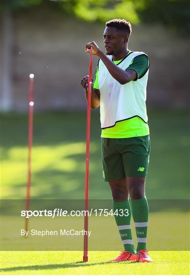 Republic of Ireland U19's Press Conference & Training Session