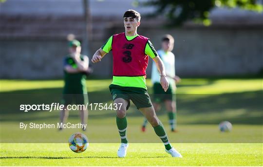 Republic of Ireland U19's Press Conference & Training Session