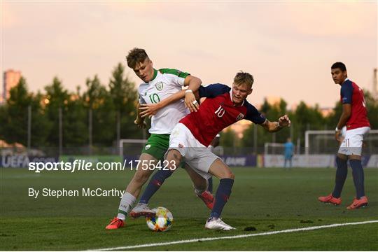 Norway v Republic of Ireland - 2019 UEFA European U19 Championships Group B