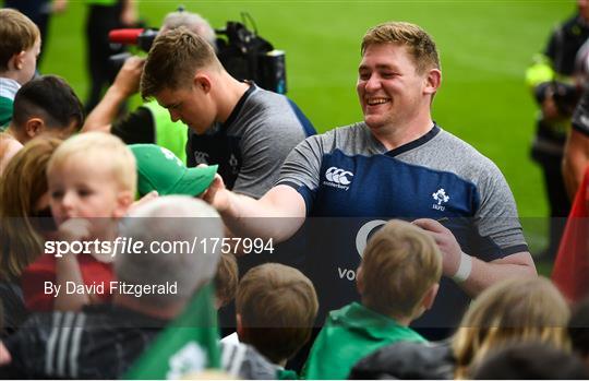 Ireland Rugby Open Training Session Ireland Rugby Open Training Session