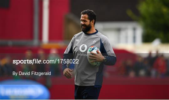 Ireland Rugby Open Training Session Ireland Rugby Open Training Session