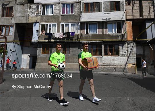 Republic of Ireland U19's in Armenia