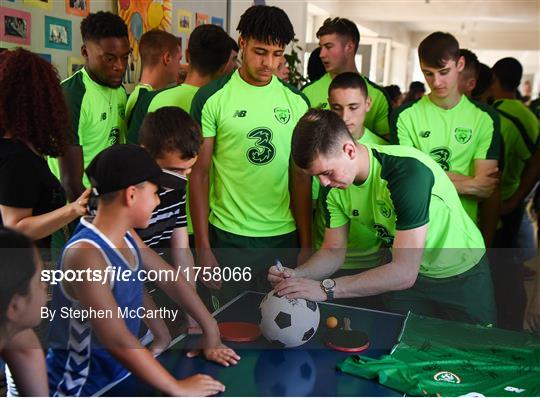 Republic of Ireland U19's in Armenia Republic of Ireland U19's in Armenia
