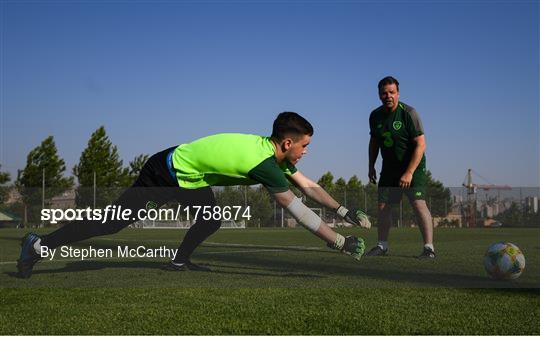 Republic of Ireland U19's Training Session