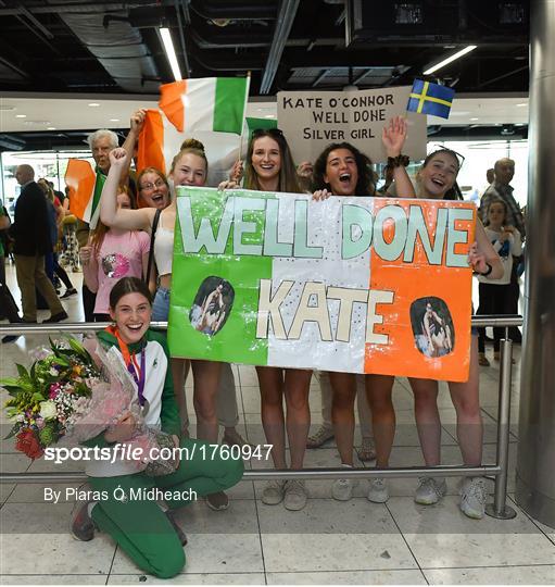 Team Ireland return from European U20 Athletics Championships