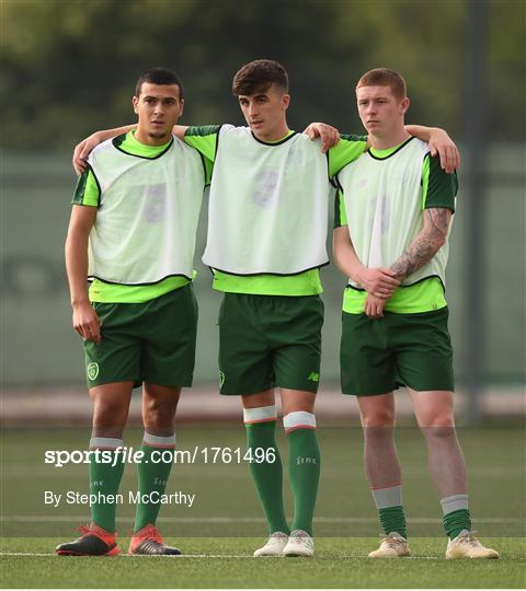 Republic of Ireland U19's Features & Training Session